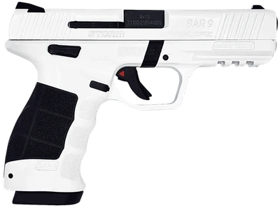 SAR USA SAR9 Storm 9mm, 4" Barrel, 15 rnd - White [MPN:SAR9CSTORM]