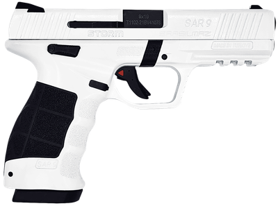 SAR USA SAR9 Storm 9mm, 4" Barrel, 15 rnd - White [MPN:SAR9CSTORM]