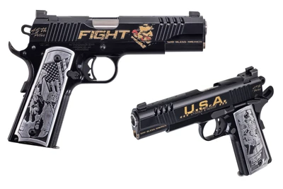 Auto-Ordnance Thompson 1911 Trump Fight .45 ACP, 5" Barrel, BLEM, 7 rnd - Black [MPN:1911TCAC18R]