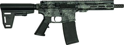 Great Lakes AR15 .223 WYLDE, 7.5" Barrel, W/ 5 KNIVES, 30 rnd - LICHEN GREY [MPN:GL15LGRY-PISTOLBUNDLE]