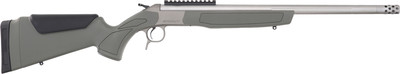 CVA SCOUT TD V3 .360 Buckhammer, 20" Barrel, 1 rnd - STAINLESS/OD GREEN [MPN:CR4440SGZ]