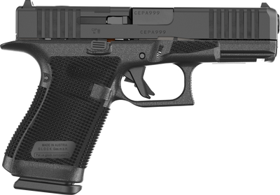 Glock G19 Gen6 9mm, 4.02" barrel, 10+1 rnd, Optic Ready, Serrated Slide - Black [MPN: P61950201]