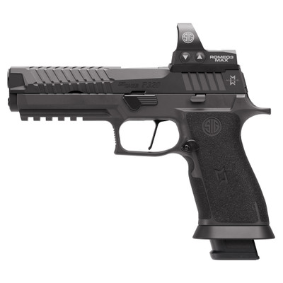 Sig Sauer P320XFive Max 2 9mm 5quot Barrel Romeo3MAX 10 rnd  Black MPN320X59MAXM210