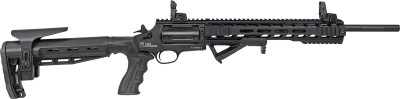 Iver Johnson 1000 .410 GA, 20" Barrel, Revolver Tactical, 6 rnd - Black [MPN:IJ1000T]