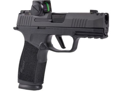 Sig P365x Macro 9mm 37quot Barrel RoemoX 17 rnd  Black MPN365XCA9BXR3RXSL