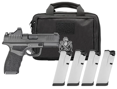 Springfield Armory Hellcat Pro OSP 9mm 37quot Barrel Viridian RFX11 CA 10 rnd  Black MPNHCP9379BOSPCAPAC