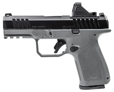 Rost Martin RM1C 9mm, 4" Barrel, Viridian RFX-11, CA, 10 rnd - Black [MPN:RM1CGRYOSP10CA-P]