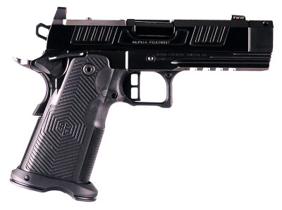 Alpha Foxtrot AF1911 Romulus 9mm 425quot Comp Barrel Optic Ready 20 rnd  Polished DLC MPNAA39X1CIGPDBK19