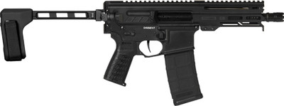 CMMG Dissent Mk4 300 BLK, 6.5" Barrel, Folding Brace, 30 rnd - Black [MPN:30A2D0FAB]