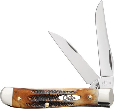 Case Knives 6.5 Bone Stag  Mini Trapper