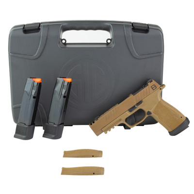 SIG P365XF DH3 9mm 37quot Barrel 21 rds Optic Ready Xray3 DayNights Sights Compensated Coyote MPN 365XF9DH3