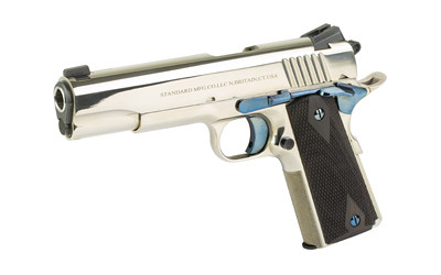 Standard Manufacturing 1911 45 ACP 5quot Barrel 7rd Match Grade Thumb Safety Carbon Steel and Nickel MPN 1911N