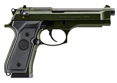 Beretta 92FS 9mm 51quot Barrel 15 rnd  Od Green MPNJ92F300GR15