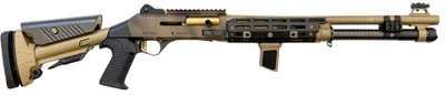 Orthos Raider S4 Holt Works Elite 12 GA 185quot Barrel 7 rnd  GoldBlack MPNS4RHWE