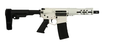 Wise Arms WA-15B 300 BLK, 7.5" Barrel, SBA3 Brace, 30 rnd - White [MPN:7.5-300-SBA3-WHT]
