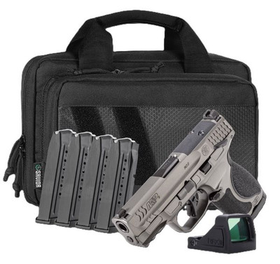 Smith amp Wesson MampP9 M20 Metal Compact 9mm 36quot Barrel Viridian RFX11 15 rnd  Tungsten MPN14804