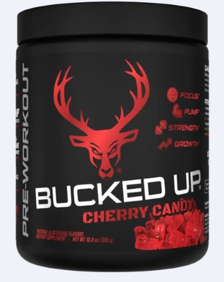Bucked Up Preworkout Cherry  Hard Candy 30 Servings