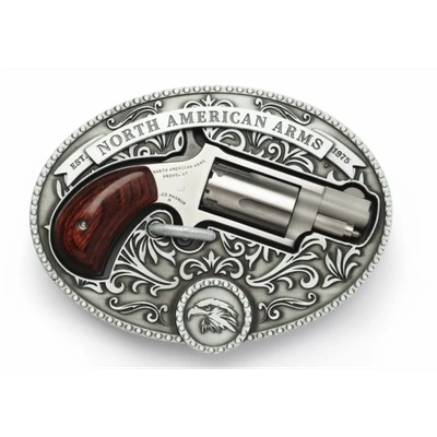 North American Arms Chuckwagon.22 Magnum, 1 1/8" Barrel, Belt Buckle, 5 rnd - Stainless [MPN:22MSBBO]