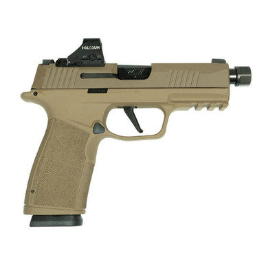 Sig P365 XMacro 9mm Threaded Barrel Holosun 17 rnd  FDE MPN365XCA9BXR3 MOD2TTO