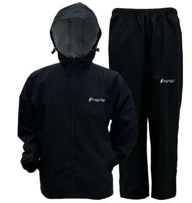 Frogg Toggs Men's Vapor Rain  Suit Black Xl/2x