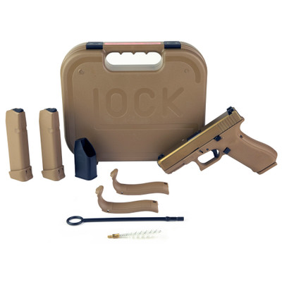 Glock 19x V 9mm, 4" Barrel, Night Sights, 19 rnd - FDE [MPN:PV1950703X]