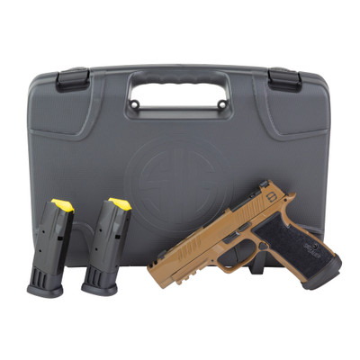 Sig Sauer P365 AXG DH3 9mm 37quot Barrel Optic Ready 10 rnd  Coyote Tan MPN365AXGF9DH310