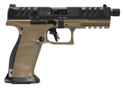 Walther PDP Pro SD 9mm 510quot Barrel Optic Ready 10 rnd  FDEBlack MPN2871955