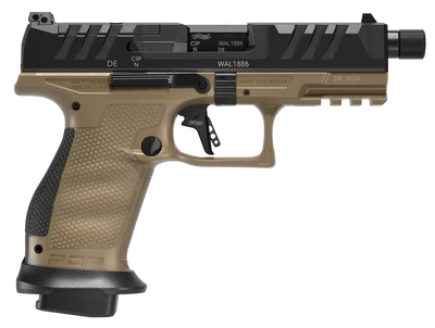 Walther PDP PRO SD Compact 9mm 46quot Barrel 10 rnd  FDEBlack MPN2880008