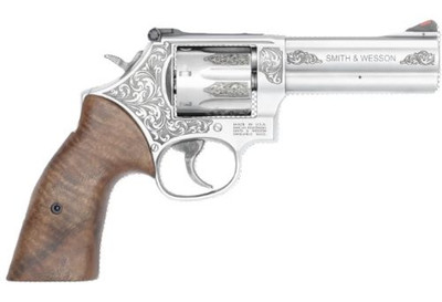 Smith amp Wesson 686 Plus Engraved 357 Mag 413quot Barrel 7 rnd  Stainless MPN14783
