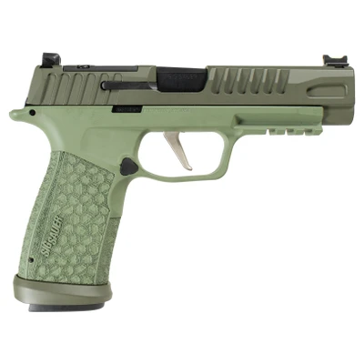 Sig Sauer P365 Fuse 9mm 43quot Barrel Optic Ready 21 rnd  Two Tone ODG MPN365XF9BFO MOD2TODG