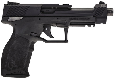 Taurus 1TX22C151 TX22 Competition 22 LR 525quot 161 Black Frame wRail Black Anodized Aluminum Slide Black