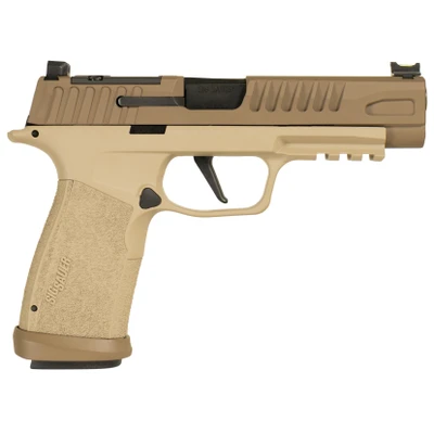 Sig Sauer P365 Fuse 9mm 43quot Barrel Optic Ready 21 rnd  Two Tone FDE MPN365XF9BFO MOD2TTSCT