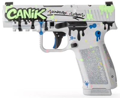 Canik Mete MC9LS Signature Drip 9MM, 3.64" barrel, 17 rounds - White Cerakote [MPN: HG7896DRW-N]