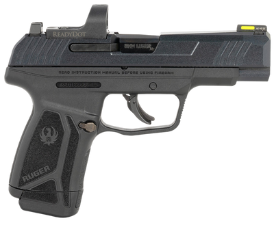 Ruger Max9 9mm 4quot Barrel Red Dot 12 rnd  Black MPN3521