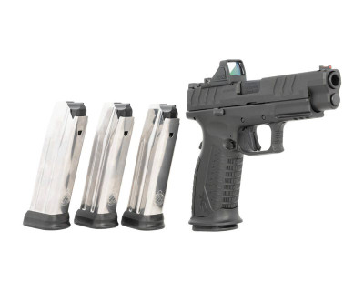 Springfield Armory XDM Elite OSP Gear Pac 10mm 45quot Barrel Viridian RFX11 16 rnd  Black MPNXDME94510BHCOSPPAC