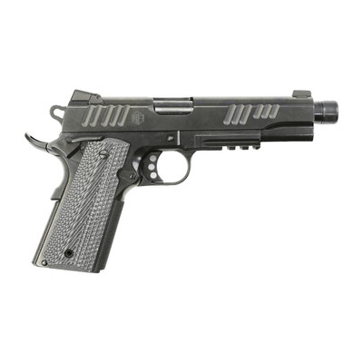 Alpha Foxtrot AF1911-Enhanced 10mm, 5" Threaded Barrel, 8 rnd - Black [MPN:AA01X2ENB-PDBK08]