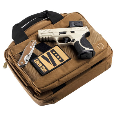 Smith amp Wesson MampP9 M20 Metal 9mm 4quot Barrel Aimpoint ACRO 15 rnd  Champagne MPN14634