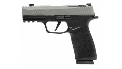 Sig Sauer P365 XMACRO COMP 9mm 31quot Barrel Optic Ready 17 rnd  StainlessBlack MPN365XCA9TCOMP