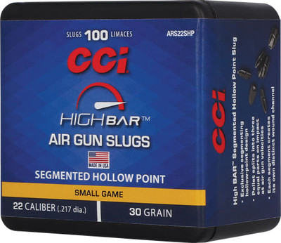 Cci High Bar Air Pellets 22  30gr Hp 100rd Box 5bx/cs