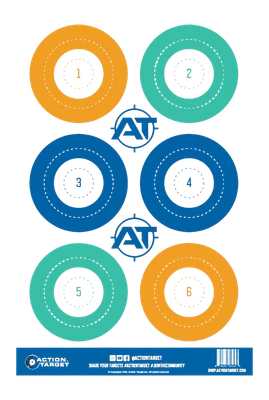 Action Target Inc  Dots100 12"x18" Dots 100bx
