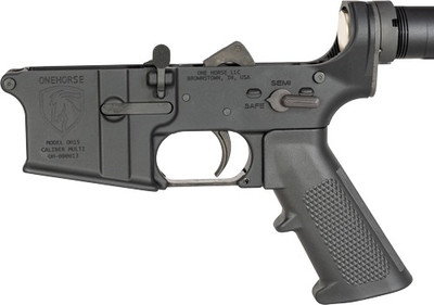 One Horse Ar15 Complete Lower  Receiver Aluminum Black
