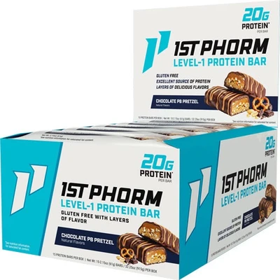 1st Phorm Level 1 Bar  Chocolate Pb Pretzel 15 Bars