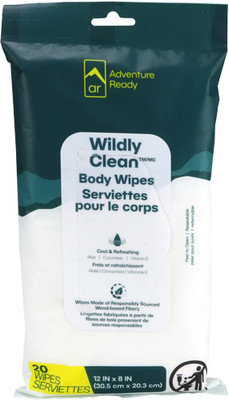 Arb Wildly Clean Body Wipes  20 Count