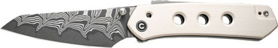 Civivi Knife Vision Fg 3"  Ivory Damascus Blade Clam Pack