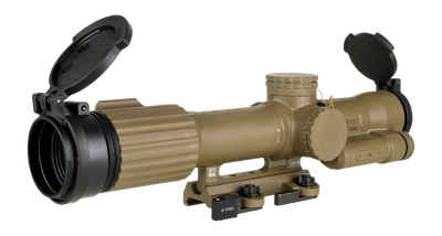 Trijicon  Trj 2400025 Vcog 18x28 Red Mrad Circle Fde