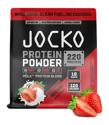 Jocko Fuel  29116 Strawberry Protein Powder Bag