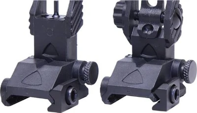 Guntec Ar15 Ez Sights Poly  Back Up Thin Iron Sight Set