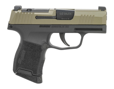 Sig Sauer P365 9mm 31quot Barrel Optic Ready 10 rnd  Moss Green MPN3659GXR3P