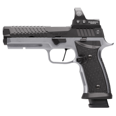 Sig Sauer P320 SXG 9mm 5quot Barrel Romeo3MAX 10 rnd  StainlessBlack MPN320SXG59MAXM10