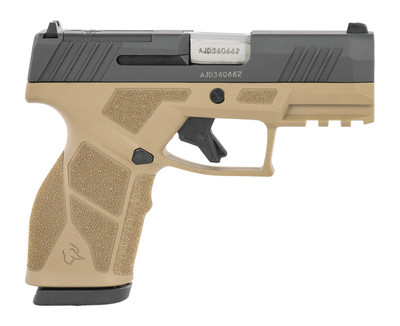 Taurus GX2 TORO Compact 9mm 13 rds 338quot Barrel Black Slide FDE Stainless Steel Frame MPN 1GX2P931F